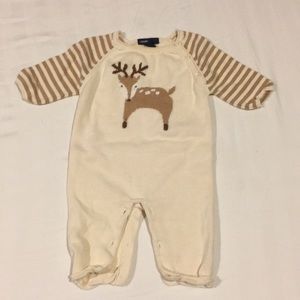 Baby Gap deer one piece outfit